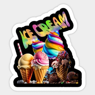 Ice Cream Sticker